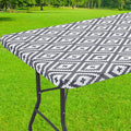 Smiry Rectangle Picnic Table Cloth, Waterproof Elastic Fitted Outdoor by Smiry