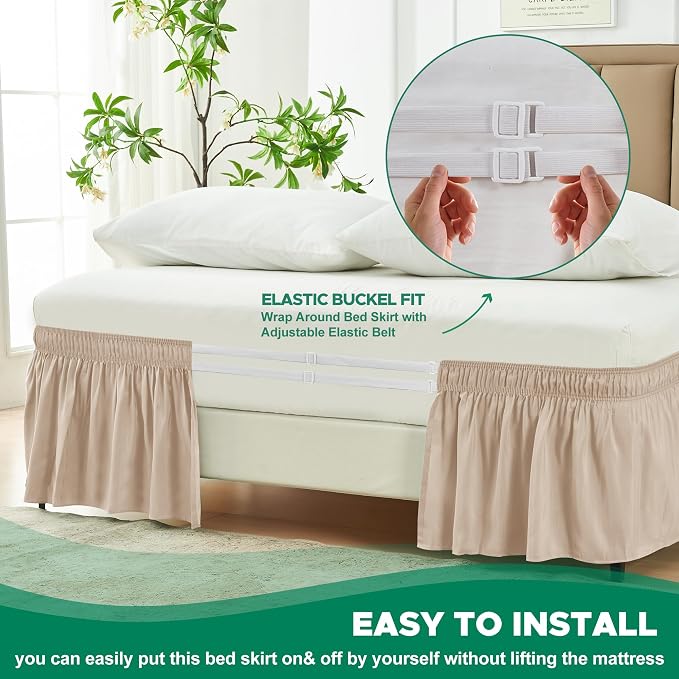 Biscaynebay Wrap Around Bed Skirts - Image 5
