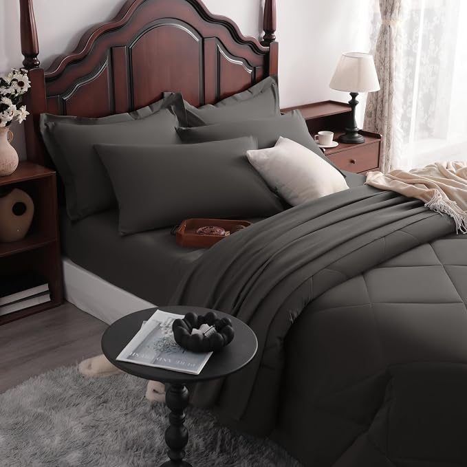 NTBAY Queen Comforter Set with Sheets, 7 Pieces Soft and Breathable Queen - Image 6