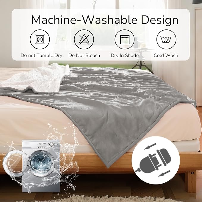 Electric Heated Blanket 72"x84" Full Size - Image 6