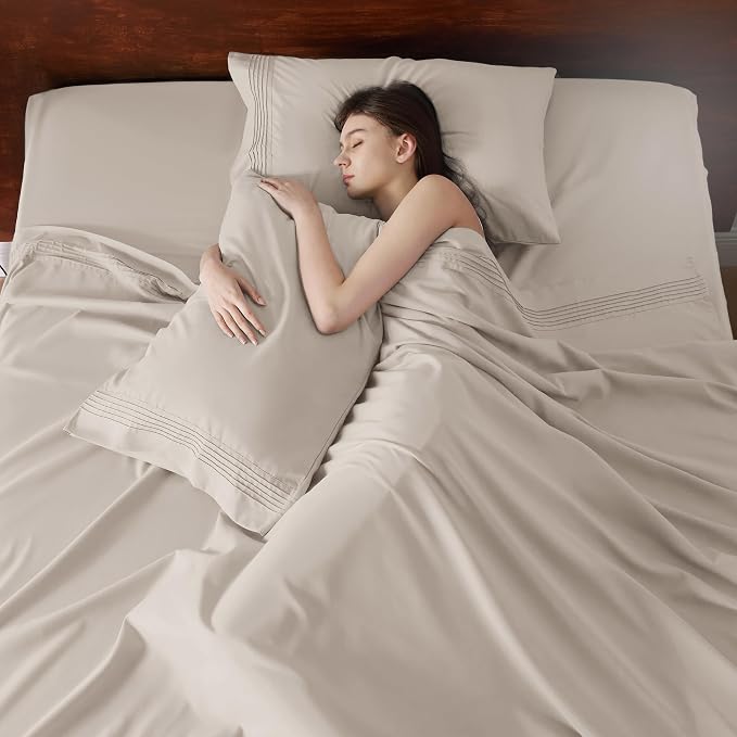 Bedsure Deep Pocket Full Size Bed Sheets Set - Image 8