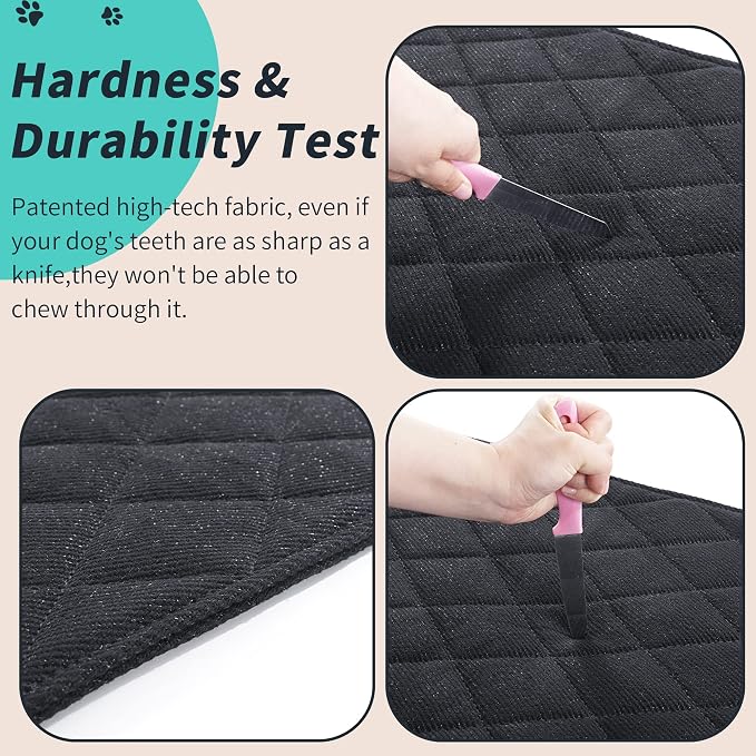 MABOZOO Indestructible Dog Bed, Chew Proof Crate Pad - Image 3