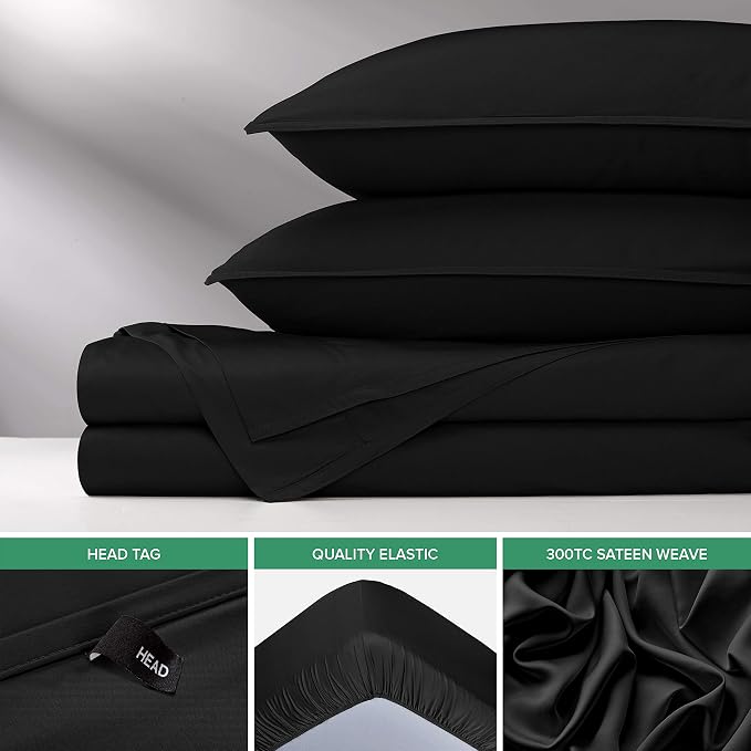 Pure Bamboo King Sheets, Genuine 100% Organic Viscose Derived from Bamboo Bed - Image 6