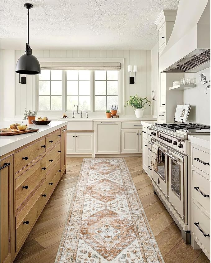 Lahome Boho Carpet Runners for Hallway 2x10 Washable Non-Slip Runner Rug - Image 4