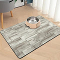 Pet Food Mats for Floor, Absorbent Dog Mat for Food and Water Dispenser Mat by Unknown