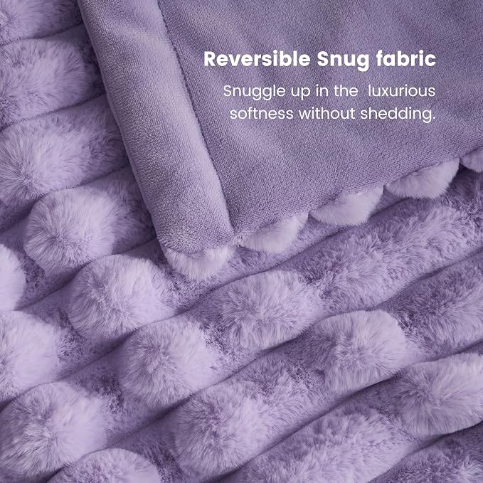 Cozy Bliss Faux Fur Throw Blanket - Image 9