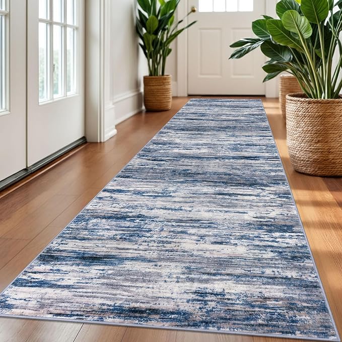 2.6x10 Modern Abstract Runner Rug - Image 2
