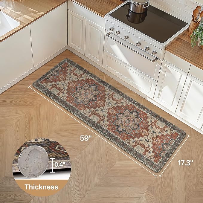 GENIMO Kitchen Mats for Floor, Washable Anti Fatigue Mat for Cushioned - Image 2