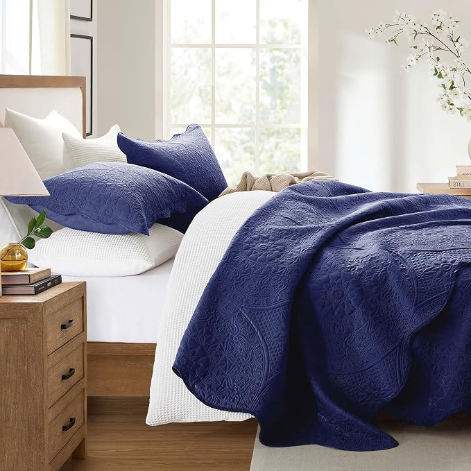 IR Imperial Rooms King Quilt Bedding Set Size + 2 Pillow Shams - Image 6