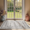 jinchan Floral 3x5 Area Rugs for Entryway by JINCHAN