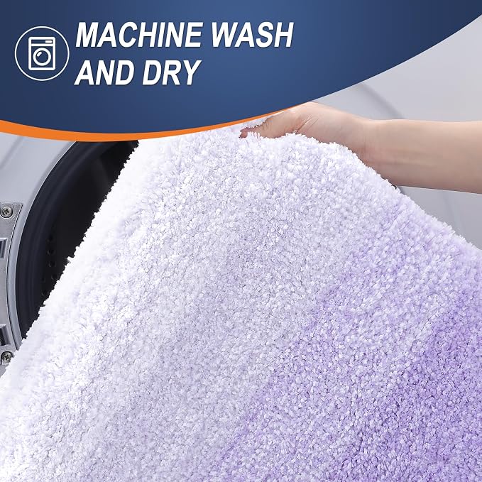 OLANLY Bathroom Rugs Mat 30x20, Extra Soft Absorbent Microfiber Bath Rugs - Image 6