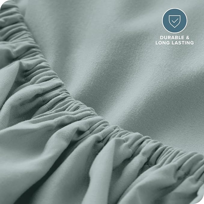 Bare Home Fitted Bottom Sheet Twin Extra Long Size - Image 5