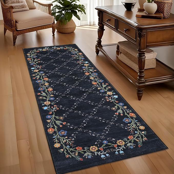 GarveeHome 2x6 Washable Floral Runner Rugs - Image 3