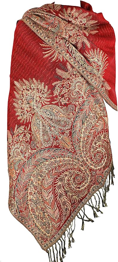 Achillea Big Paisley Pashmina Shawl Wrap by Achillea