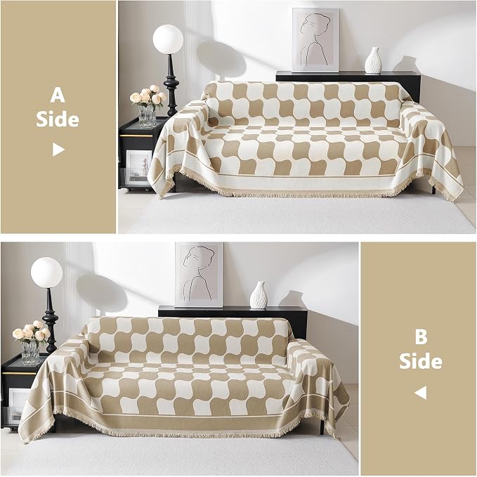 MEETSKY Oversized Sofa Cover Couch Cover - Image 4