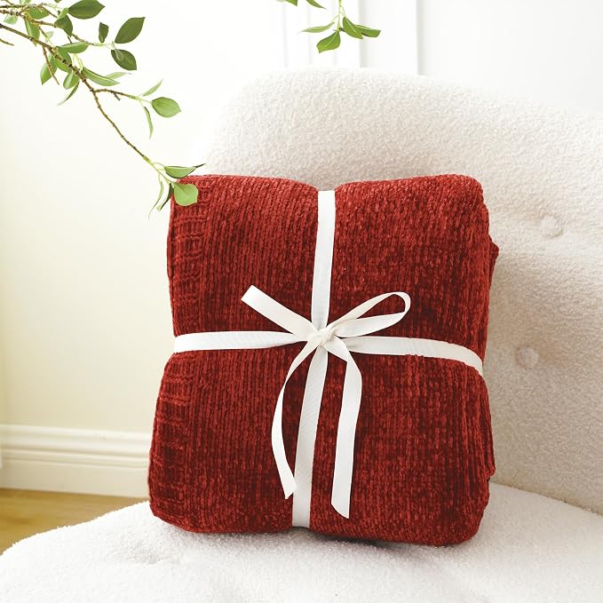 BATTILO HOME Christmas Red Throw Blanket - Image 9