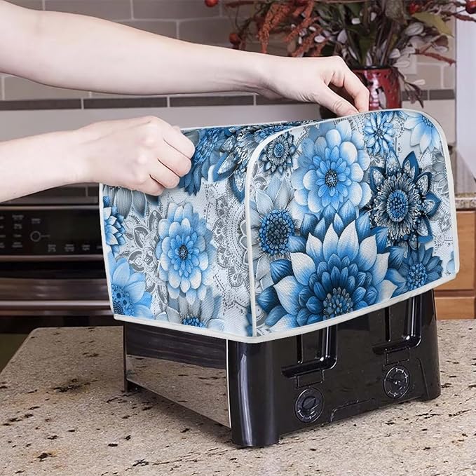 Boho Mandala Floral Coffee Maker Appliance Covers Washable Dust Cover Toaster - Image 5