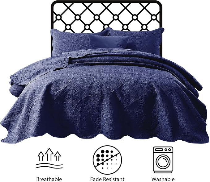 IR Imperial Rooms Twin Quilt Bedding Set Size + 1 Pillow Shams - Image 9