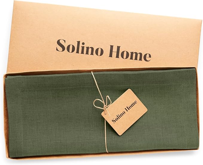 Solino Home Linen Table Runner 108 Inches Long - Image 5