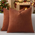 a moment Pack of 2 Decorative Chenille Throw Pillow Covers by amoment