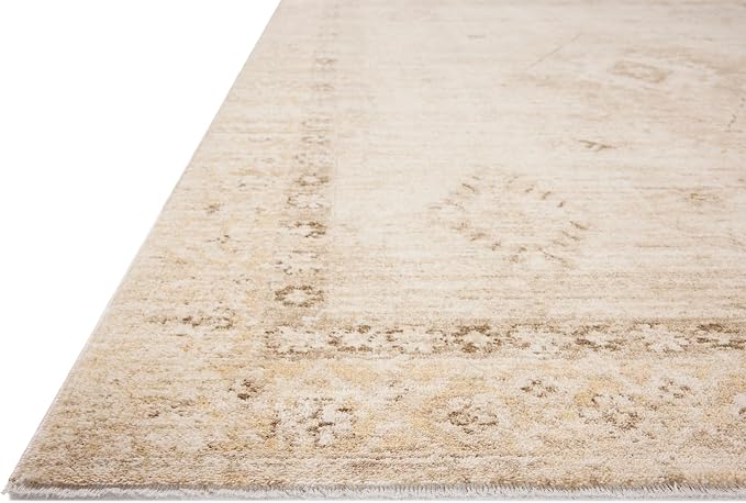 Loloi Chris Loves Julia Palma Collection PLM-06 Natural/Smoke 2'-7" x 7'-6" - Image 5