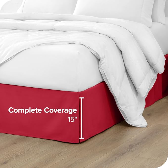 Bare Home Queen Bed Skirt - Image 4