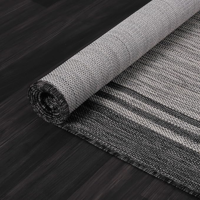 Bordered Outdoor Rug 5x7 Washable Outside Carpet - Image 6