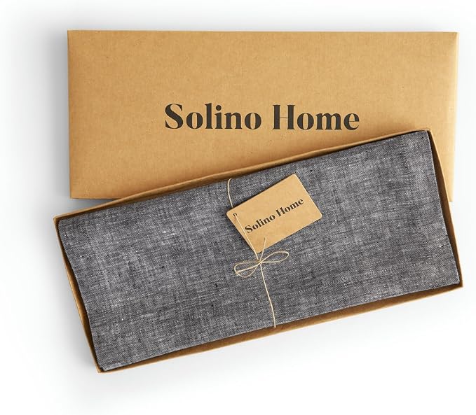 Solino Home Linen Table Runner 132 Inches Long - Image 5