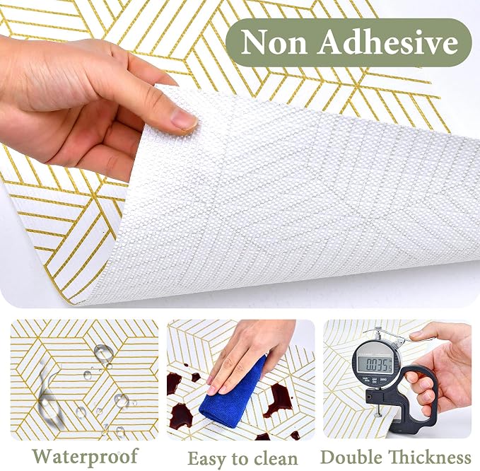 Shelf Liners for Kitchen Cabinets 12in x 40FT, Non Adhesive Cabinet Liner - Image 4