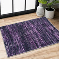 2x3 Modern Abstract Rug for Entryway, Washable Non-Slip Kitchen Rugs, Low-Pile by SiiloomRug