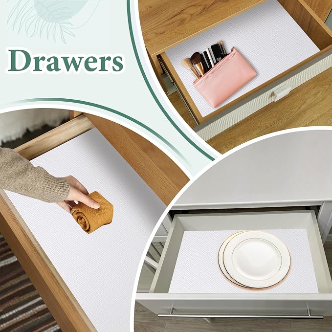 Drawer and Shelf Liner for Kitchen Cabinet: 23 in X 20 Ft Non Slip Waterproof - Image 5