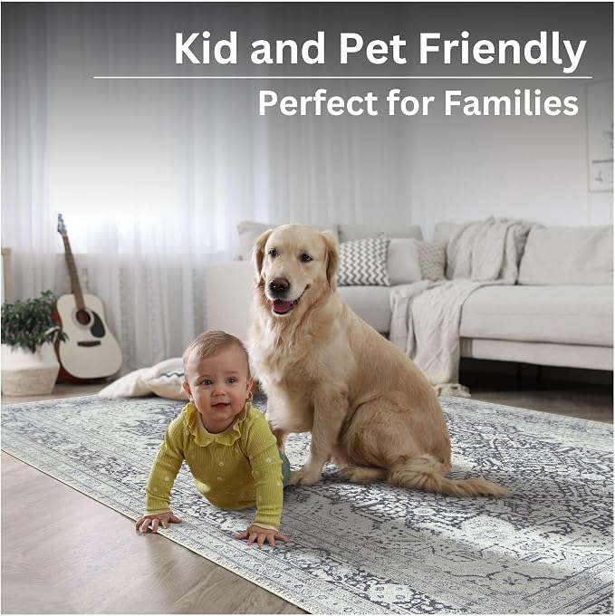 Bloom Rugs Washable Non-Slip 10 ft Runner - Image 9