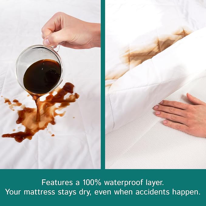 Olympic Queen Size Waterproof Mattress Pad - Image 4
