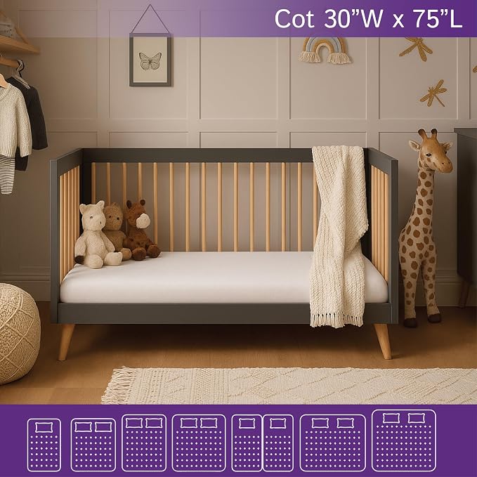 Cot Size Waterproof Mattress Protector - Image 3