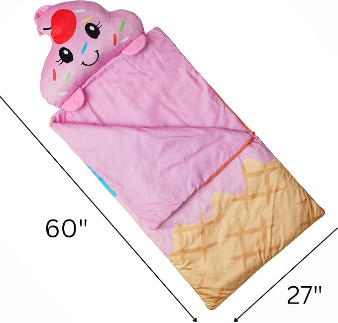 Kid's Nap Buddies Character Preschool Nap Mat, Toddler Sleeping Bag - Image 2