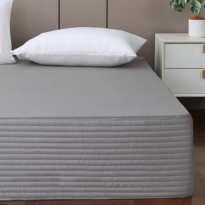 Queen Bed Skirt-Box Spring Cover by UTFDXU
