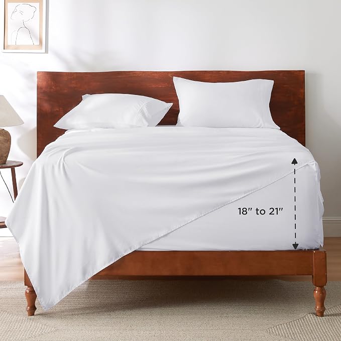 Bedsure Deep Pocket Full Size Bed Sheets Set - Image 8