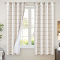 Linen Blackout Curtains for Bedroom by Lajode