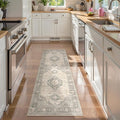 Lahome Oriental Kitchen Runner Rug Non Slip, 2x5 Washable Hallway Runner by Lahome