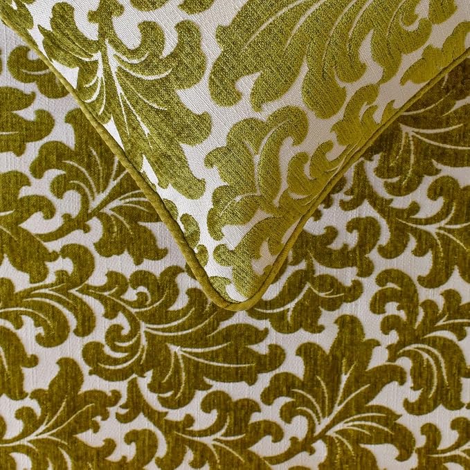 The HomeCentric King/Queen/Twin Chartreuse Decorative Full 68"x18" Bed Runner - Image 3