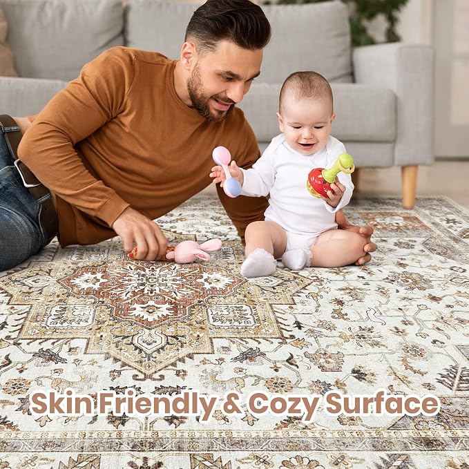 Vintage Living Room Area Rug 12x15 - Image 3