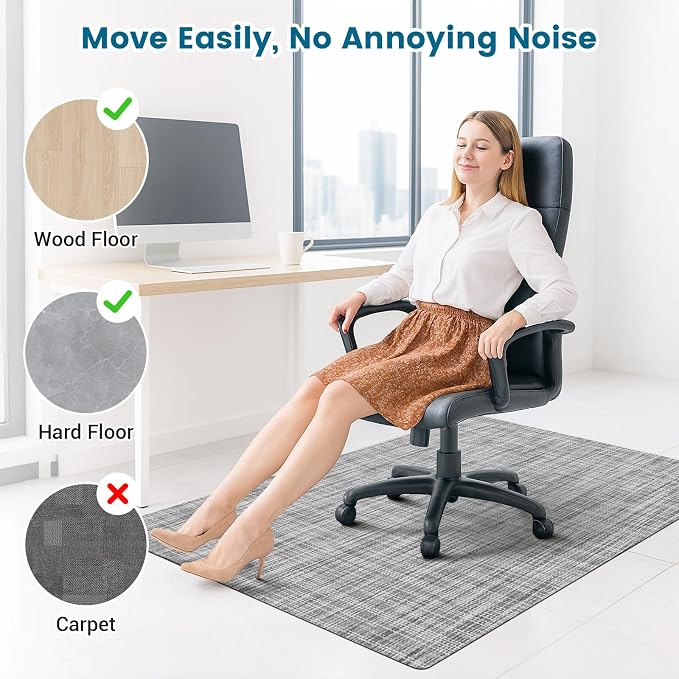 Warmstar Office Chair Mat for Hardwood Floor, Desk Chair Mat, Floor mat for - Image 2