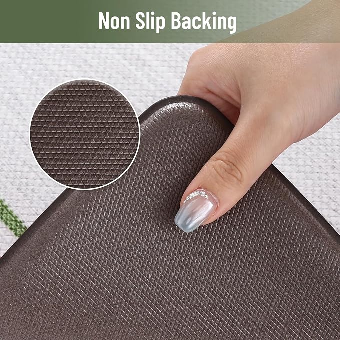KIMODE Kitchen Mats Cushioned Anti Fatigue, Farmhouse Christmas Kitchen Rugs - Image 4