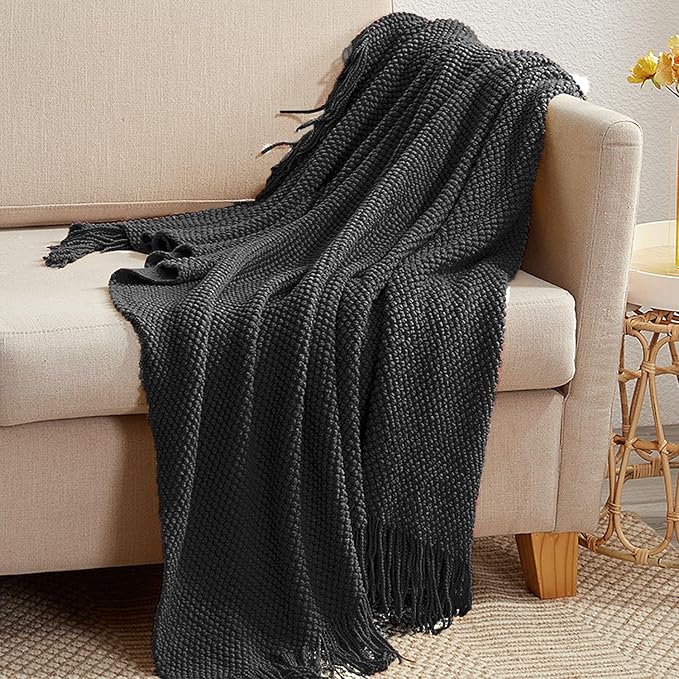 LOMAO Knitted Throw Blanket - Image 6