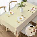 Rectangle Table Cloth, 100% Waterproof Tablecloth Oil Proof Spill Proof Vinyl by Unknown
