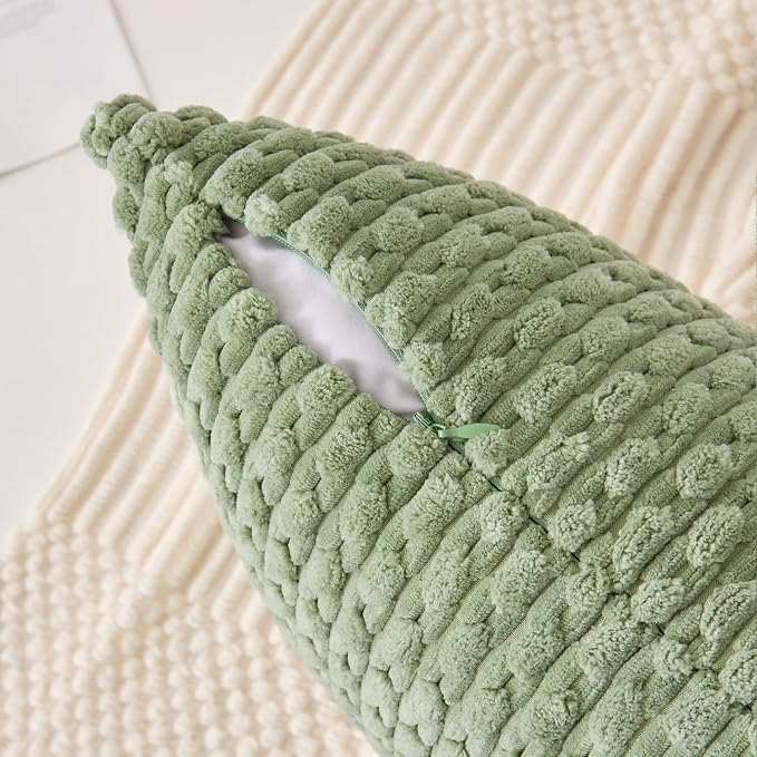 Kevin Textile 12x20 Inch Pillow Cover 1 Pack Boho Decorative Soft Striped - Image 3