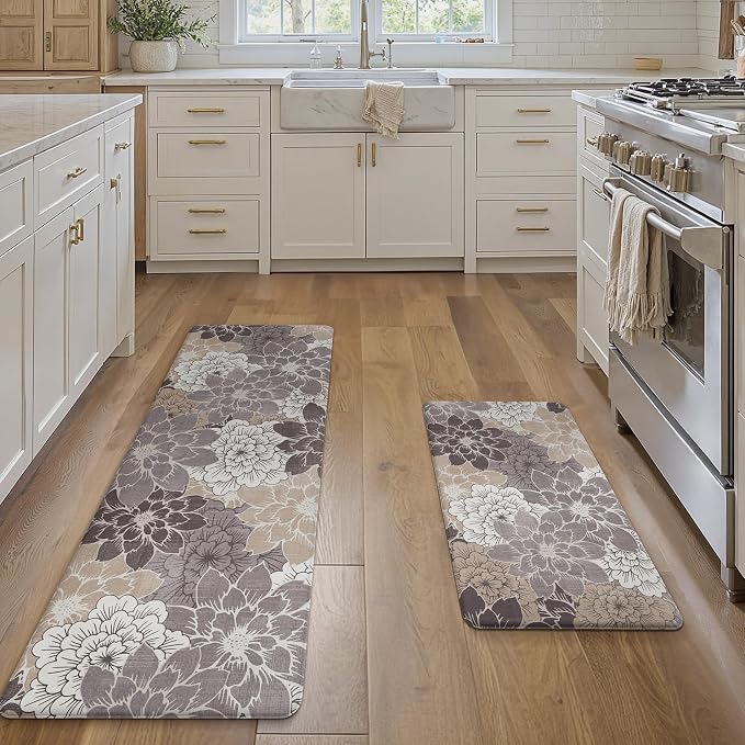GENIMO Kitchen Mats for Floor, Kitchen Rugs Non Slip Washable Sets of 2 - Image 6