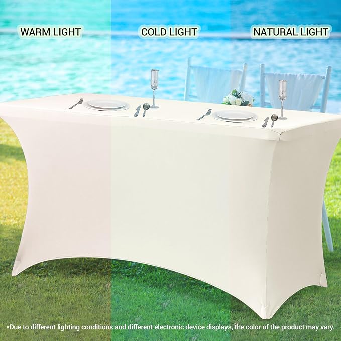 Obstal 6ft Stretch Spandex Table Cover - Image 7