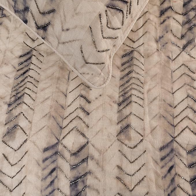 The HomeCentric King Queen Twin Grey Handmade CA King 86"x18" Bed Runner - Image 3