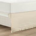 Lush Decor Boho Fringe 15-Inch Tailored Drop Easy Fit Bedskirt by LushDecor